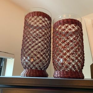 Brown wicker hurricanes